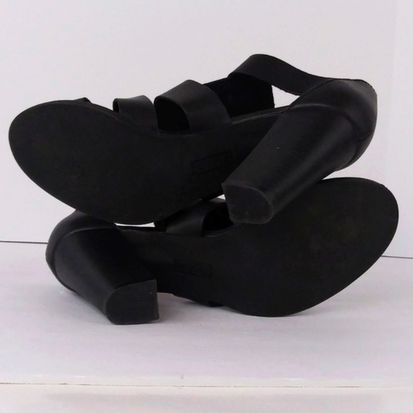 Report Rebecka black chunky heels women's size 8.5 - Picture 7 of 8